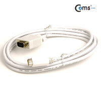 Coms MINI DVI 케이블 2M, VGA(RGB, D-SUB)변환/DVI42/맥북 호환