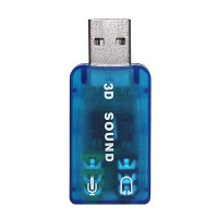 Coms USB 사운드 카드 - 5.1채널/ 입출력 포트