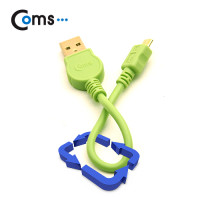 Coms 스트롱 미니 케이블 USB to 마이크로 5핀 (Micro 5Pin, Type B) (그린)/충전/데이터