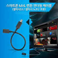 Coms 스마트폰 MHL 변환 젠더형 케이블 (갤럭시S3/노트2용)