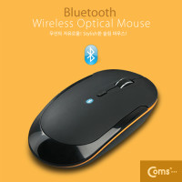 Coms 블루투스 마우스 BM-698 (1000/1200/1600 DPI 선택가능), Bluetooth, Mouse, 슬림형