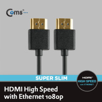 Coms HDMI 케이블(V1.4/초슬림)3M 고급/검정/ 24K 금도금 / 4K2K