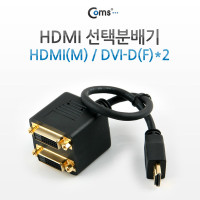 Coms HDMI 선택분배기, HDMI형 M/DVI F * 2