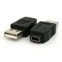 Coms USB 젠더 미니 5핀 - USB 2.0 Type A(M)/Mini 5Pin B 타입(F)