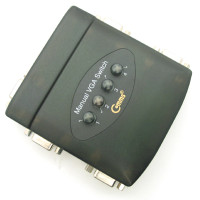 Coms 모니터 선택기 4:1 스위치 / VGA / RGB (옆면 각 2Port)