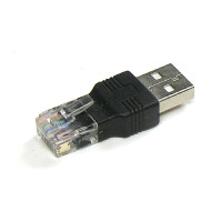 Coms USB 젠더 USB A(수)/RJ45 (수)