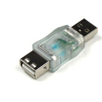 Coms USB LED 젠더 M/F 4가지 색상