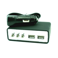 차량용 시가 3포트(3구, 3port) / USB 2포트(2port, 2구) (DL-803S) / 전원 스위치 / 시가잭(시거잭) / 자동차 소켓, 멀티 충전
