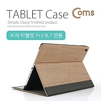 Coms 'A'사 태블릿 케이스(우드 컬러) Black/Light / 'A'사 Tablet Pro 9.7 / 패드 케이스