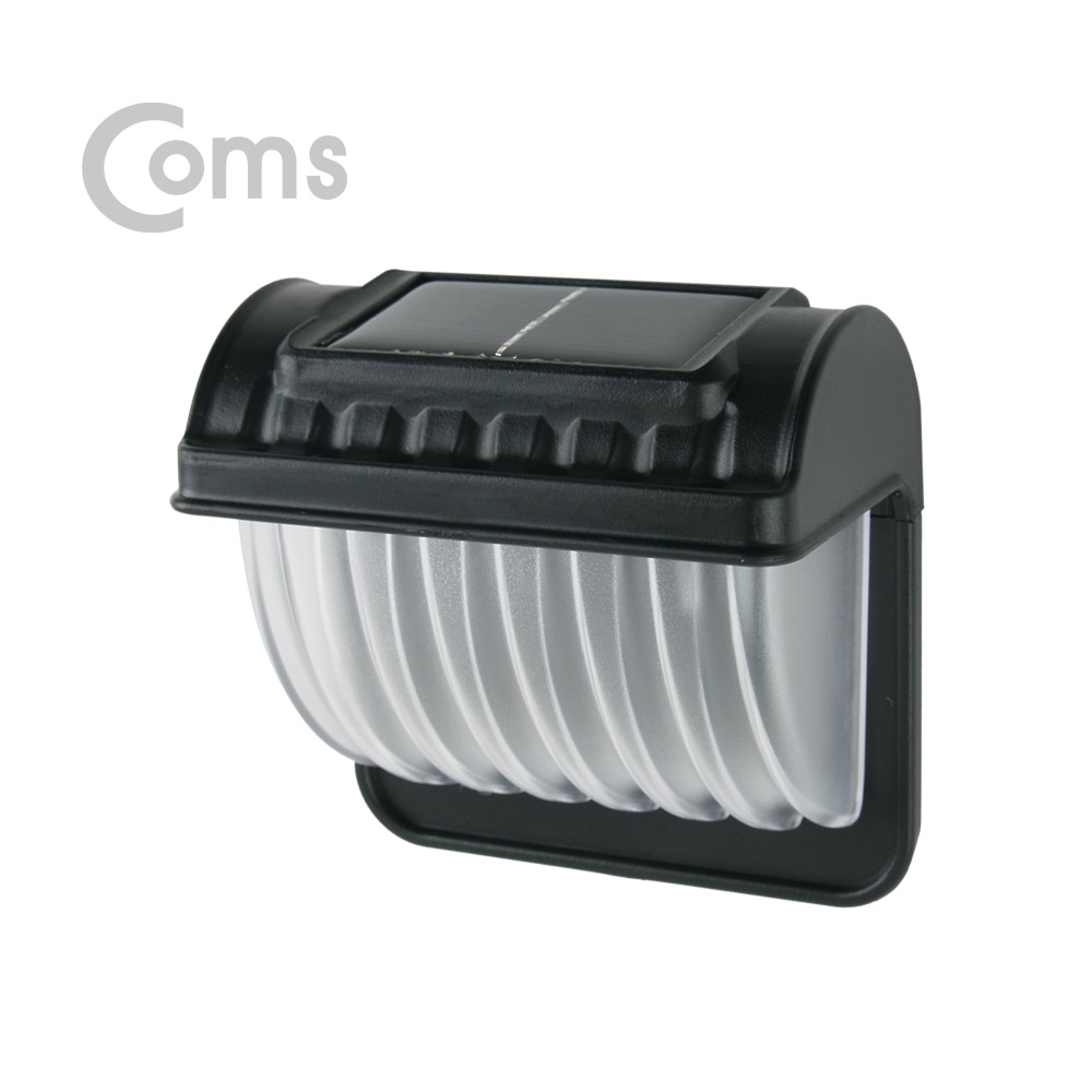 [ER583] Coms 태양광 LED 정원등/가든램프(1LED/White) 벽면 거치형 / LED 램프
