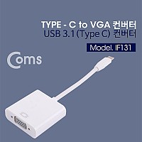 Coms USB 3.1 컨버터(Type C) / Type C to VGA 변환 / D-SUB / RGB