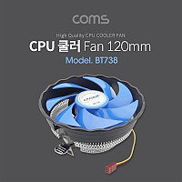 Coms 쿨러 CPU / 120mm / Intel LGA 775, 1150, 1155, 1156 / AMD 754, 939, AM2, AM2+, AM3