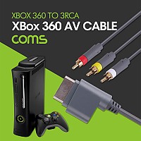 Coms 게임기 AV 케이블 / XBox360용 / 1.8M / XBox to 3RCA