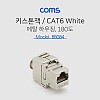 Coms 키스톤잭- CAT6 (Metal), 커플러형/ 메탈 하우징, RJ45, 제작용