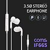 Coms 3.5 스테레오 이어폰 1.1m / 컨트롤 리모콘 / 마이크 / Stereo