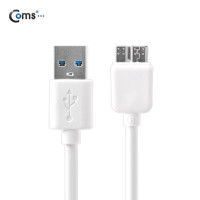Coms USB 3.0 Micro USB(B) 케이블 젠더 White Micro B(M)/A(M) 3M