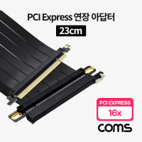 Coms PCI Express 연장 아답터 16x PCI-E 3.0 플랫형 23cm
