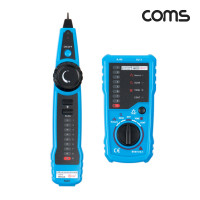 Coms 케이블 탐지용 테스터기 각종 통신용 송수신 랜케이블 LAN RJ45 RJ11
