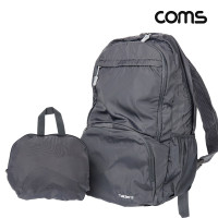 Coms 등산 가방, 휴대용 접이식 백팩, 경량형, 생활방수, 다용도, 캠핑, 등산, 보조 가방 마트가방 천백팩