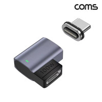 Coms USB 3.1 Type C 연장젠더 C타입 GEN2 10Gbps 100W 마그네틱 커넥터