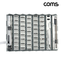 Coms 공구-드라이버세트 (126 in 1), 동양풍 무늬, 십자 일자 별 육각 비트 정밀 드라이버