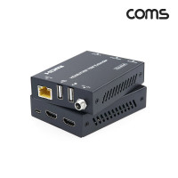 Coms HDMI KVM 리피터 70m 4K@60Hz 키보드 마우스 연결