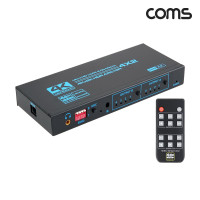Coms 4K 60Hz HDMI 4x2 매트릭스 스위치 오디오 추출기 EDID ARC