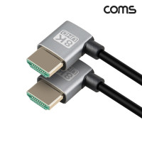 Coms HDMI 케이블 1M 8K4K 60Hz UHD 좌측 꺾임형