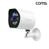 Coms CCTV IP 카메라 실외형 FHD 500만화소 PoE 기능지원 SH003 전용