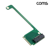 Coms M.2 SSD NVMe M Key 2230 to 2280 변환 확장 어댑터(우향 꺾임) pcie 4.0