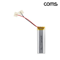 Coms 102068 충전지 3.7V 1500mAh 리튬폴리머 배터리