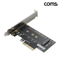 Coms PCI Express 변환 컨버터 M.2 NVME SSD KEY M to PCI-E 4x 변환 카드 PC 브라켓