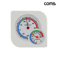 Coms  아날로그 온습도계 탁상용 벽걸이용 겸용