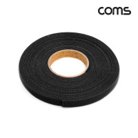 Coms 벨크로 케이블 타이 테이프 블랙 검정 두께 2cm x 길이 20M