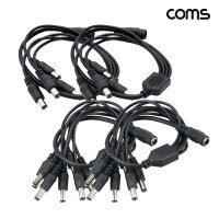 Coms DC 전원 분배기 40cm 8분배 2개 4분배 2개