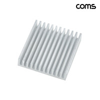 Coms 쿨러 방열판 알루미늄 35mm x 38mm x 8mm white