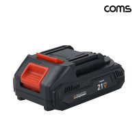 Coms 1500mAh 무선 송풍기 배터리 21V 아답터 포함 BF603 전용