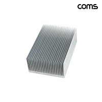 Coms 쿨러 방열판 알루미늄 69mm x 100mm x 36mm white