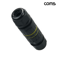 Coms IP68 3핀 2선 방수 전선 커넥터