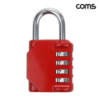 Coms 4단 비밀번호 다이얼 자물쇠
