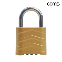 Coms 강력 잠금 4단 비밀번호 다이얼 자물쇠