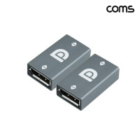 Coms 디스플레이포트 연장젠더 DP FF 2개입