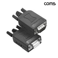 Coms 조합 커넥터 터미널 10P RS232 제작용 DB9 M 1개 F 1개 2개입