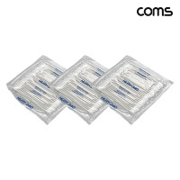 Coms 납땜용 크리너 면봉 창끝형 25개입 3봉 세트