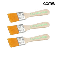 Coms 다용도 브러쉬 중 140mm 납작붓 아크릴붓 화방용품 3개입