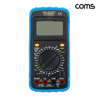 Coms 디지털 멀티 테스터기 AC DC 전압 전류 저항 다이오드 hFE LCD 디스플레이