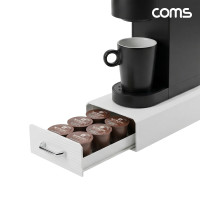 Coms 커피 캡슐 보관함 서랍형 네스프레소 16개 K-CUP 12개 호환