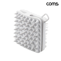 Coms 샤워 바디솔 위생 실리콘 양면 샤워 브러쉬