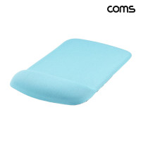 Coms 마우스 패드 손목보호형 사각형 Sky Blu