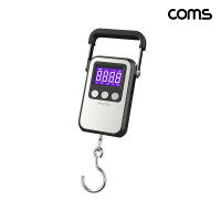 Coms 디지털 손저울 여행 가방 수하물 무게 측정 60kg